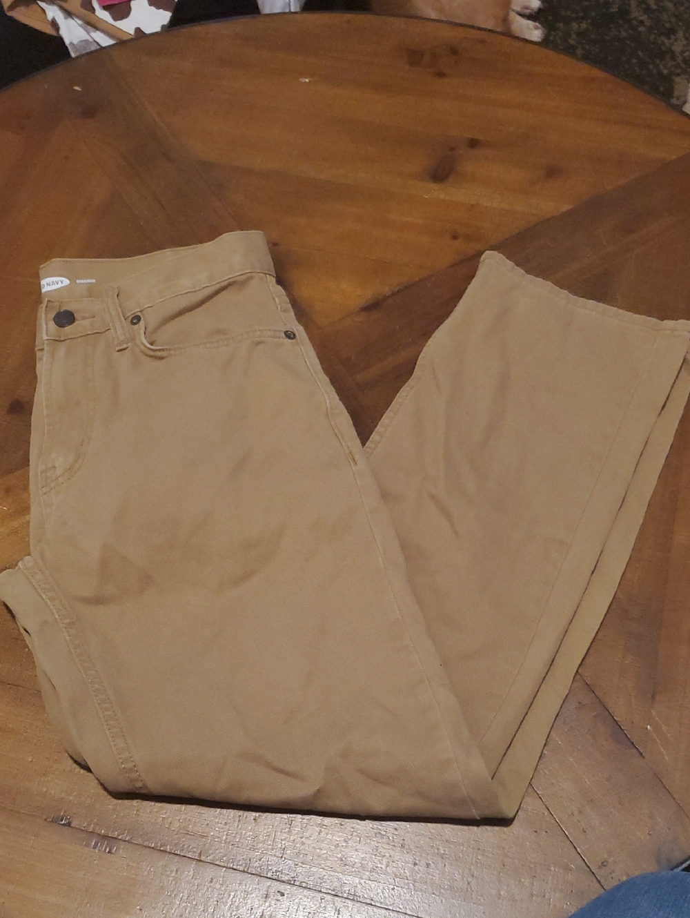 Old Navy Khaki/Tan Straight-Leg Chinos